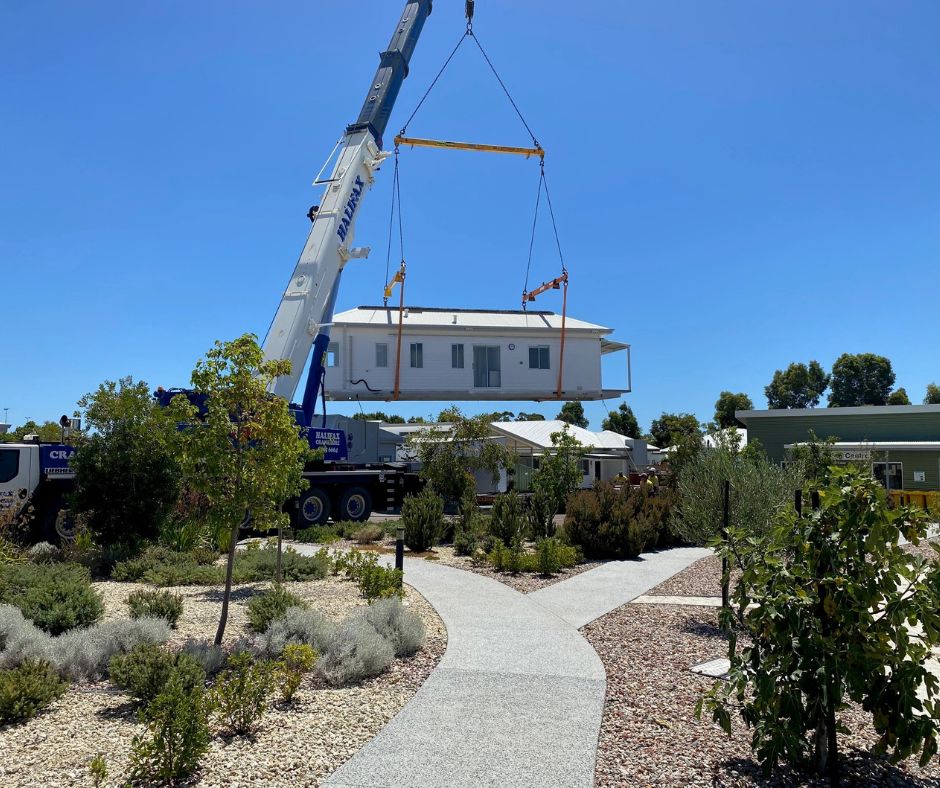 Home being delivered at the Edenlife Australind lifestyle community